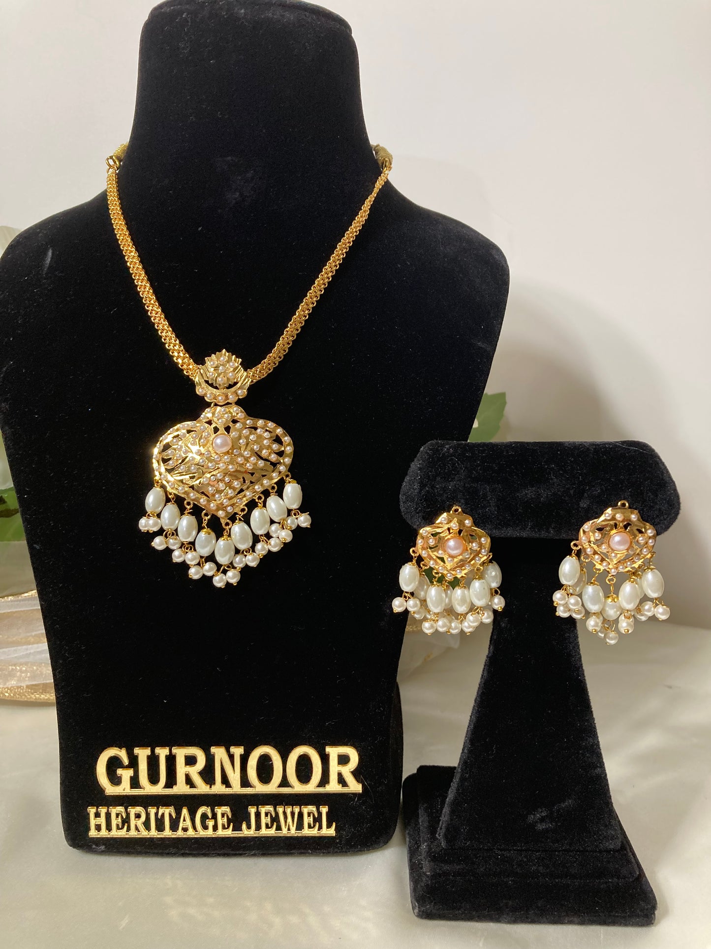 Real gold look jadao set